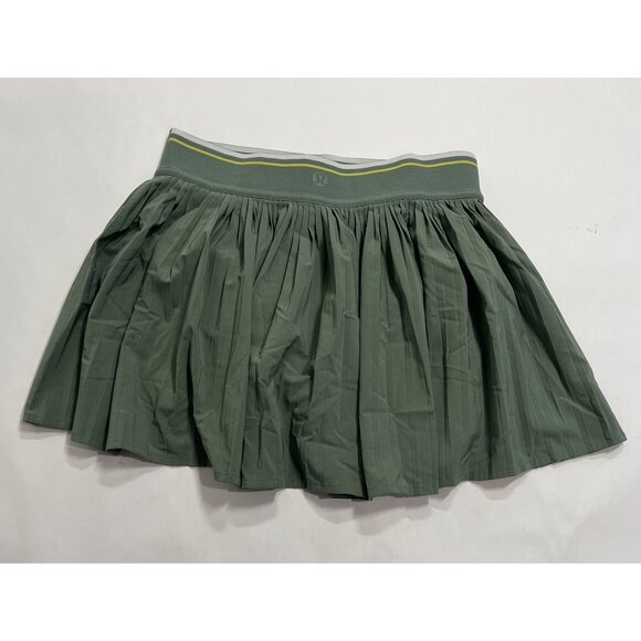 Lululemon Varsity High-Rise Pleated Tennis Skirt Tipping Stripe in Green - Picture 4 of 6